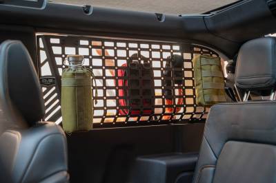 DV8 Offroad - DV8 Offroad 2021-2024 Ford Bronco DV8 Offroad Rear Window Molle Panels - Image 3