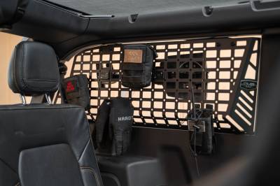 DV8 Offroad - DV8 Offroad 2021-2024 Ford Bronco DV8 Offroad Rear Window Molle Panels - Image 4