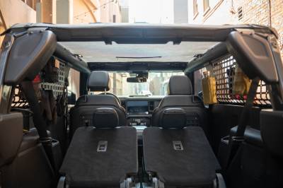 DV8 Offroad - DV8 Offroad 2021-2024 Ford Bronco DV8 Offroad Rear Window Molle Panels - Image 8