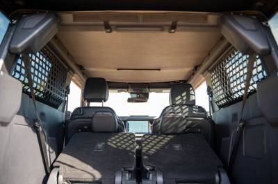 DV8 Offroad - DV8 Offroad 2021-2024 Ford Bronco DV8 Offroad Rear Window Molle Panels - Image 14