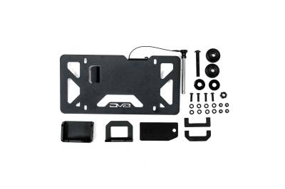 DV8 Offroad - DV8 Offroad Universal Quick Release D-Ring License Plate Mount - Image 1