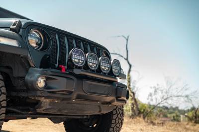 DV8 Offroad - DV8 Offroad 2018-2025 Wrangler JL Push Bar for Mopar Rubicon Steel Bumper - Image 6