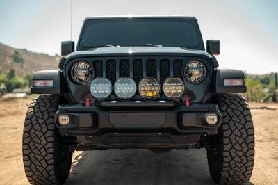 DV8 Offroad - DV8 Offroad 2018-2025 Wrangler JL Push Bar for Mopar Rubicon Steel Bumper - Image 5