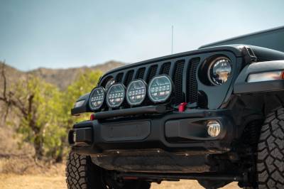 DV8 Offroad - DV8 Offroad 2018-2025 Wrangler JL Push Bar for Mopar Rubicon Steel Bumper - Image 8