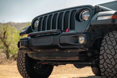 DV8 Offroad - DV8 Offroad 2018-2025 Wrangler JL Push Bar for Mopar Rubicon Steel Bumper - Image 9