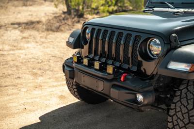 DV8 Offroad - DV8 Offroad 2018-2025 Wrangler JL Push Bar for Mopar Rubicon Steel Bumper - Image 12