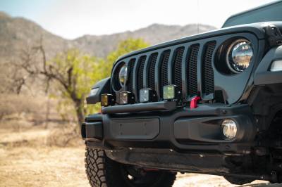 DV8 Offroad - DV8 Offroad 2018-2025 Wrangler JL Push Bar for Mopar Rubicon Steel Bumper - Image 13