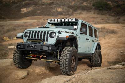 DV8 Offroad - DV8 Offroad 2018-2025 Jeep Wrangler JL & 2020-2025 Gladiator JT DV8 Offroad OE Plus Front Bumper - Image 5