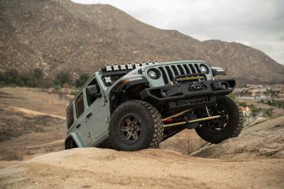 DV8 Offroad - DV8 Offroad 2018-2025 Jeep Wrangler JL & 2020-2025 Gladiator JT DV8 Offroad OE Plus Front Bumper - Image 8