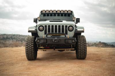 DV8 Offroad - DV8 Offroad 2018-2025 Jeep Wrangler JL & 2020-2025 Gladiator JT DV8 Offroad OE Plus Front Bumper - Image 12