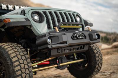 DV8 Offroad - DV8 Offroad 2018-2025 Jeep Wrangler JL & 2020-2025 Gladiator JT DV8 Offroad OE Plus Front Bumper - Image 17