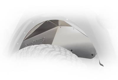 DV8 Offroad - Aluminum Inner Fender Rear Pair Jeep JL 2018+ Black - Image 6