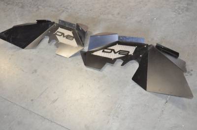 DV8 Offroad - DV8 Aluminum Inner Fender Front Black Jeep JK - Image 4