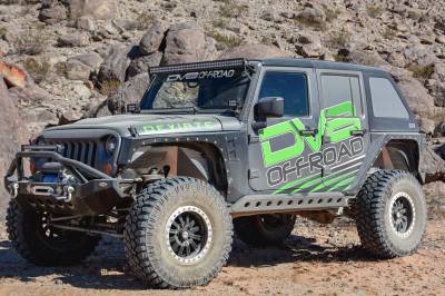 DV8 Offroad - DV8 Aluminum Inner Fender Front Black Jeep JK - Image 9