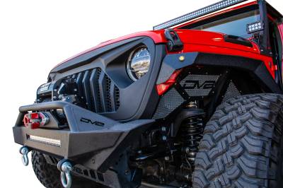 DV8 Offroad - Angry Eyes Grill Black For Jeep Wrangler JL 2018+ - Image 13