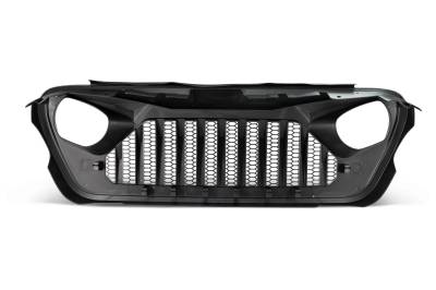 DV8 Offroad - Angry Eyes Grill Black For Jeep Wrangler JL 2018+ - Image 12
