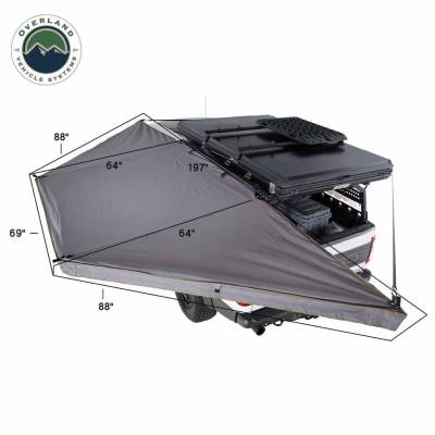 Overland Vehicle Systems - Nomadic 180 LTE Awning With Bracket Kit - Image 3