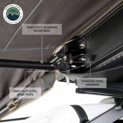 Overland Vehicle Systems - Nomadic 180 LTE Awning With Bracket Kit - Image 4