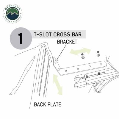 Overland Vehicle Systems - Nomadic 180 LTE Awning With Bracket Kit - Image 11