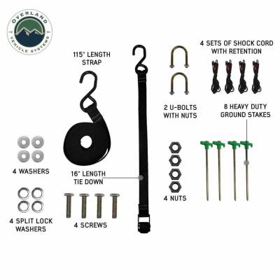 Overland Vehicle Systems - Nomadic 180 LTE Awning With Bracket Kit - Image 10