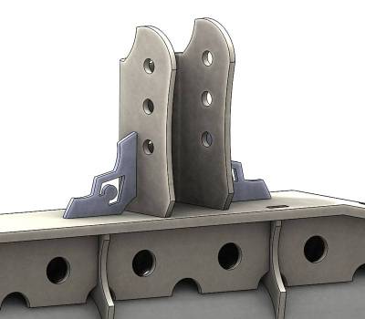 Artec Industries - Artec Tall Adjustable Truss Upper Link Mount 2.63 Inch - Image 2