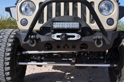 Artec Industries - Artec NightHawk Jeep JK Front Bumper W/Mid Tube Stinger - Image 3