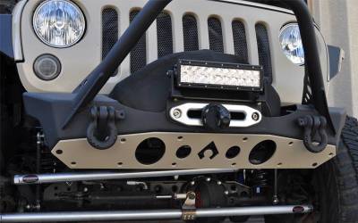 Artec Industries - Artec Jeep JK Front Bumper Rock Guard 07-18 Wrangler JK Aluminum - Image 4
