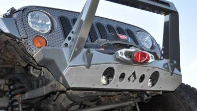 Artec Industries - Artec Jeep JK Front Bumper Rock Guard 07-18 Wrangler JK Aluminum - Image 6