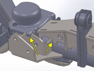Artec Industries - Artec JK Heavy Duty Stock Tracbar Bracket - Image 2