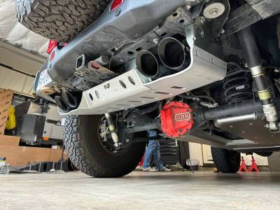 Artec Industries - Artec JLU Magnaflow Muffler and Tip Skid - 4 Door 392 Hemi Aluminum - Image 4