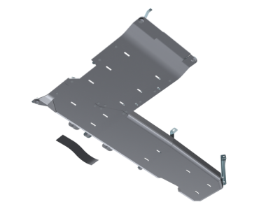 Artec Industries - Artec JLU T-Case/Fuel Skid Kit Only - 4 Door 3.6L, 2.0L, 392 Hemi - Aluminum 18-Present - Image 2