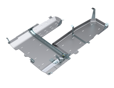 Artec Industries - Artec JLU T-Case/Fuel Skid/ DPF Only -  4 Door 3.0L Diesel Aluminum - Image 2