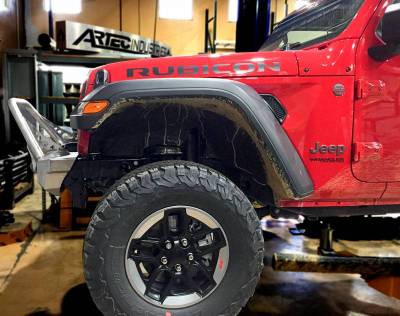 Artec Industries - Artec NightHawk Jeep JL Front Bumper W/Mid Tube Stinger Bare - Image 3