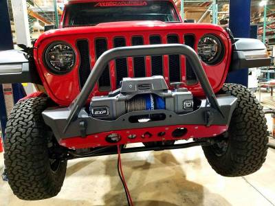 Artec Industries - Artec NightHawk Jeep JL Front Bumper W/Mid Tube Stinger Bare - Image 4