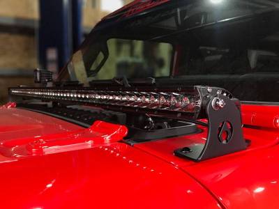 Artec Industries - Artec JL 50 Inch Led Light Bar Mount Hood - Image 2