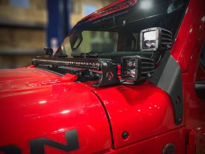 Artec Industries - Artec JL 50 Inch Led Light Bar Mount Hood - Image 4