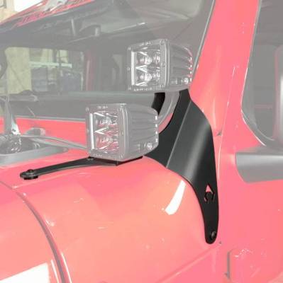 Artec Industries - Artec JL A-Pillar Dual LED Cube Light Mount - JL 392 / JT Mojave - Image 5
