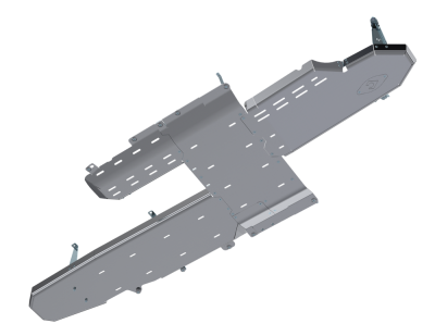 Artec Industries - Artec JT Gladiator Full Bellypan With Oil Door - 3.0L Diesel Aluminum - Image 3