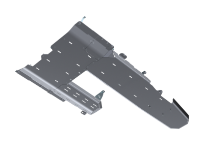 Artec Industries - Artec JT Gladiator T-Case/Fuel Skid/ DPF Only -  3.0L Diesel Aluminum - Image 2