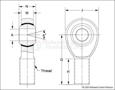 Artec Industries - Artec 3/4 in Rod End Kit-Left hand 9/16 in Reverse - Image 2