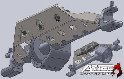 Artec Industries - Artec Dana 60 Full Hydro RAM Mount Only Chevy - Image 2