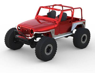 Artec Industries - Artec Jeep TJ Standard Steel Corner Armor 97-06 Wrangler TJ - Image 2
