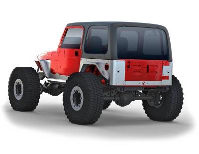 Artec Industries - Artec Jeep TJ Standard Steel Corner Armor 97-06 Wrangler TJ - Image 3