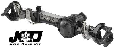 Artec Industries - Artec JK2TJ Front Axle Swap Kit Dana 44 Rubicon LCA Brackets W/CAM Slot - Image 2