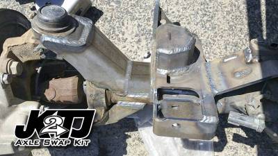 Artec Industries - Artec JK2TJ Front Axle Swap Kit Dana 44 Rubicon LCA Brackets W/CAM Slot - Image 3