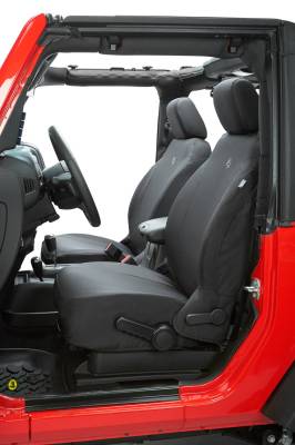 Bestop - Bestop Seat Covers - Jeep '07-12 Wrangler JK; Front (Black Diamond) - Image 1
