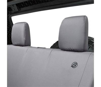 Bestop - Bestop Seat Covers - Jeep '08-12 Wrangler JK 4-Door; Rear (Charcoal) - Image 2