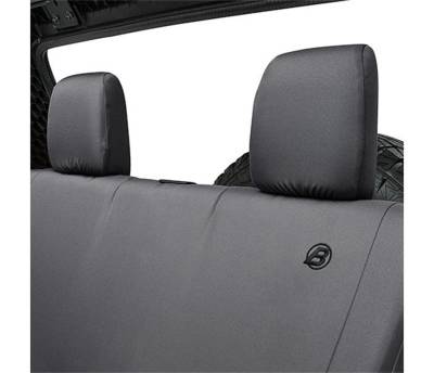 Bestop - Bestop Seat Covers - Jeep '08-12 Wrangler JK 4-Door; Rear (Black Diamond) - Image 2