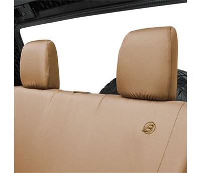 Bestop - Bestop Seat Covers - Jeep '07-18 Wrangler JK 2-Door; Rear (Tan) - Image 2