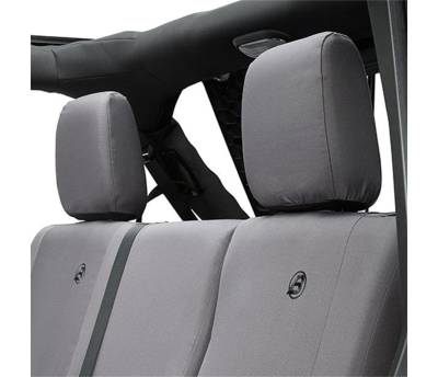 Bestop - Bestop Seat Covers - Jeep '07, '13-18 Wrangler JK 4-Door; Rear (Charcoal) - Image 2